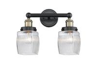 Edison Bath Vanity Light Cast Brass Glass