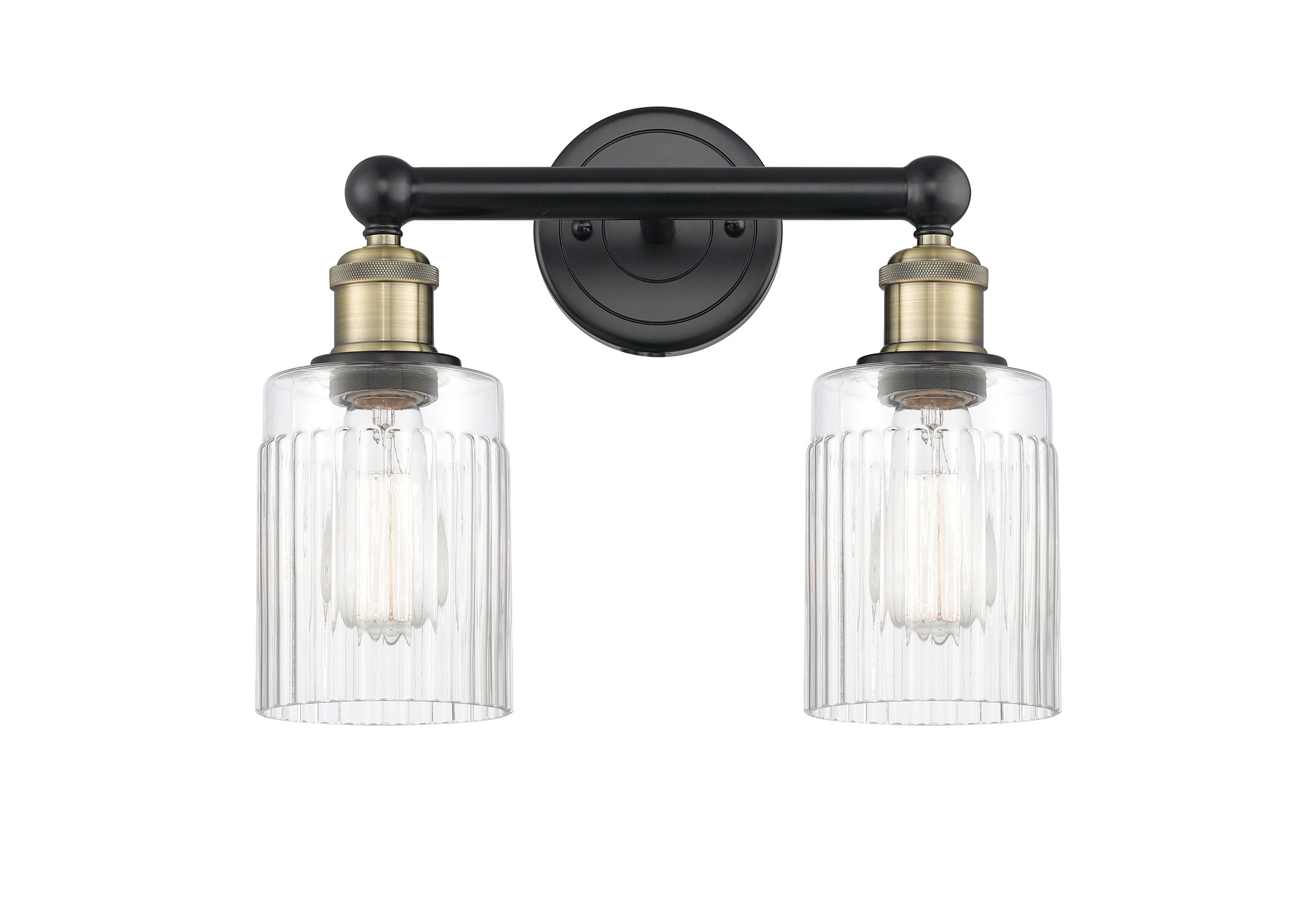 Edison Bath Vanity Light Cast Brass 15.75