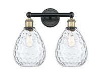 Edison Bath Vanity Light Cast Brass Glass