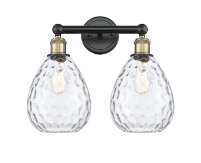 Edison Bath Vanity Light Cast Brass Glass
