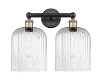 Edison Bath Vanity Light Cast Brass 14 Inch