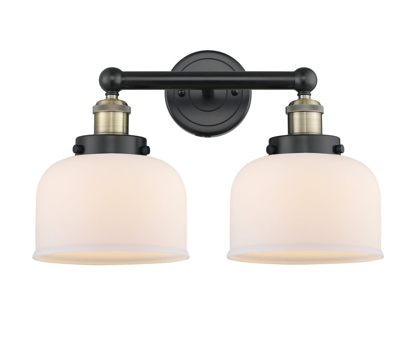 Edison Bath Vanity Light Cast Brass 16 Inches
