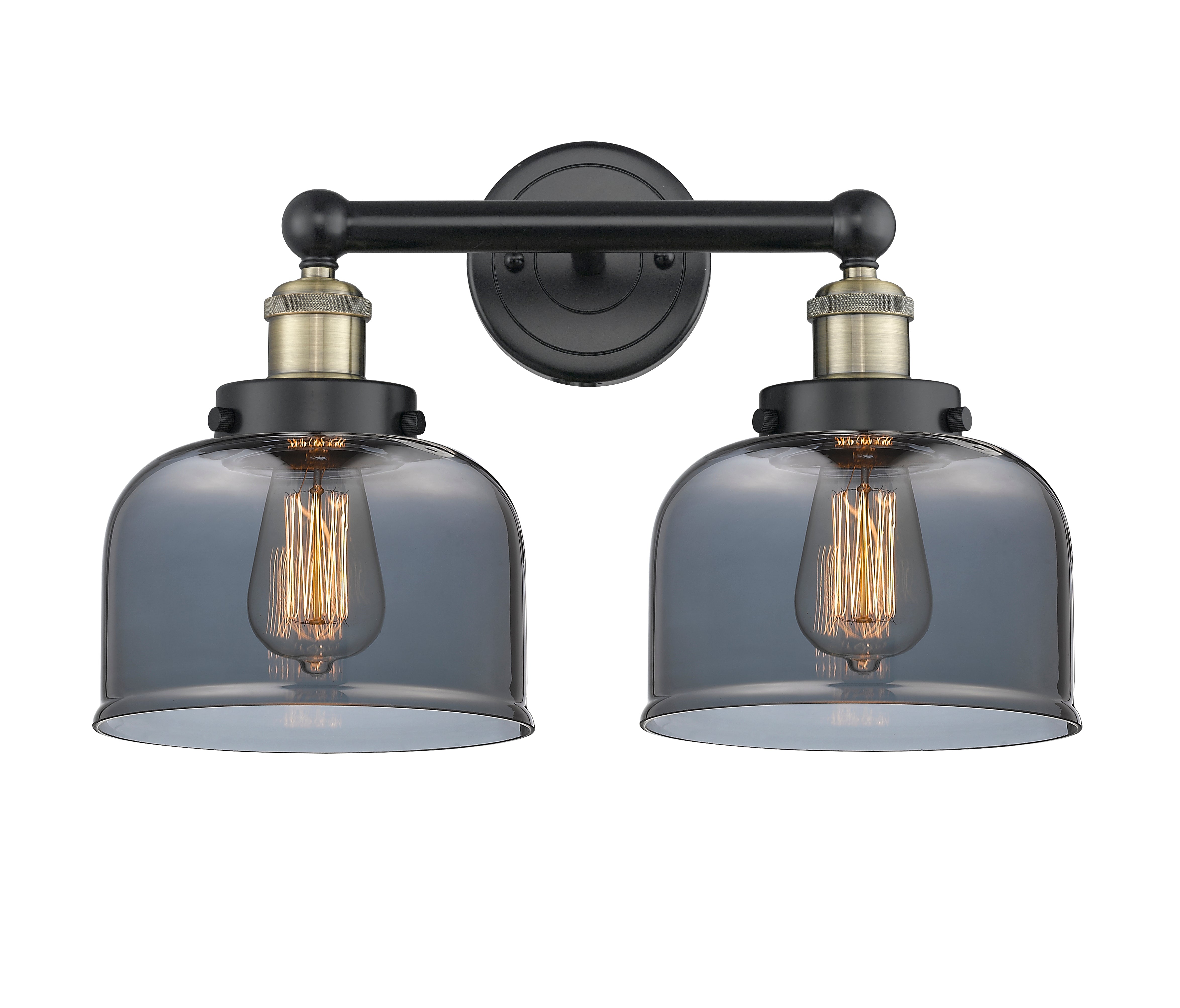 Edison Bath Vanity Light Cast Brass 16 Inches