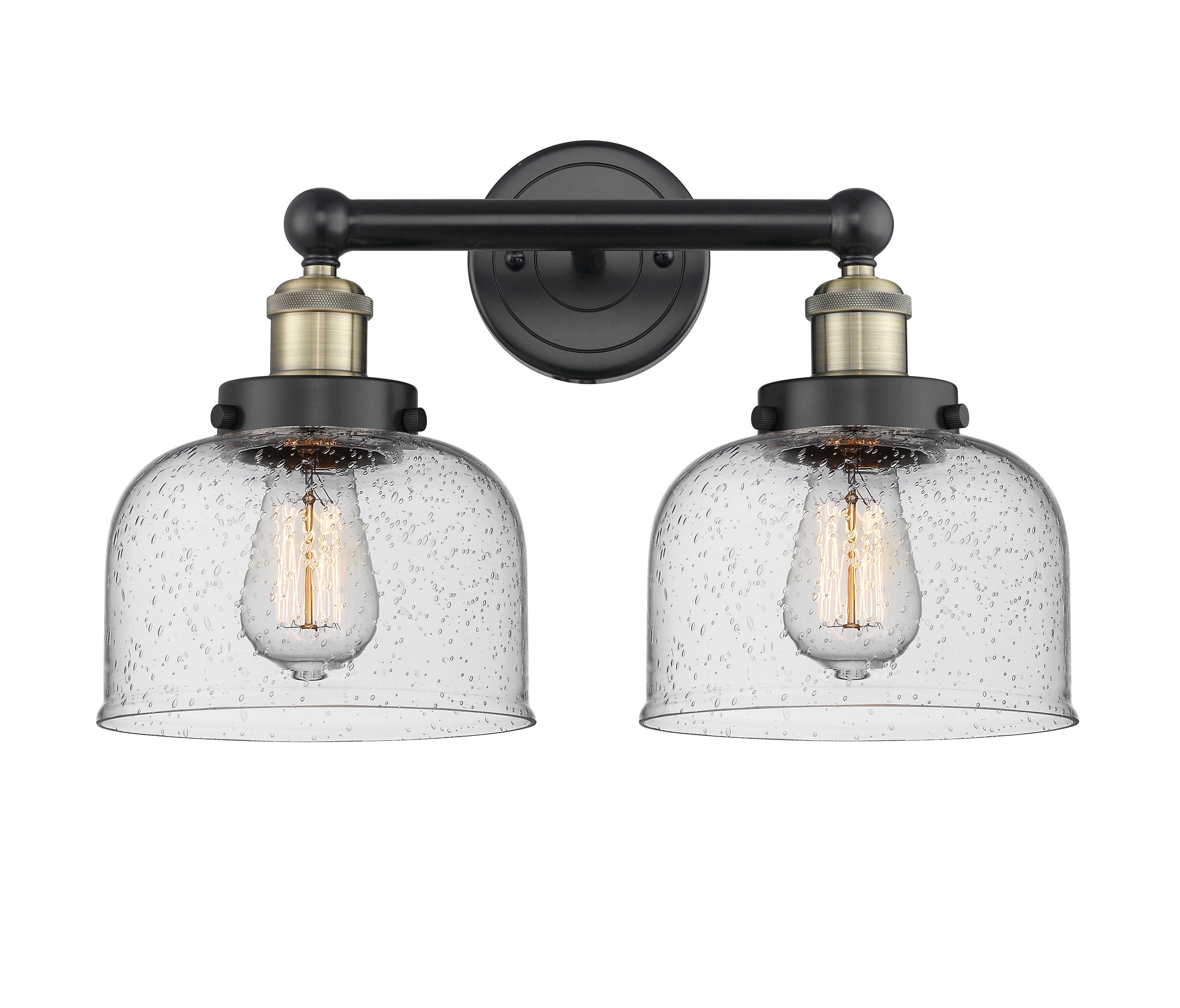 Edison Bath Vanity Light Cast Brass 16 Inches