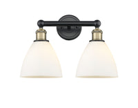Edison Bath Vanity Light Steel Glass Brass