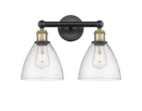 Edison Bath Vanity Light Steel Glass Brass