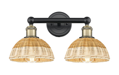 Edison Bath Vanity Light Steel Glass