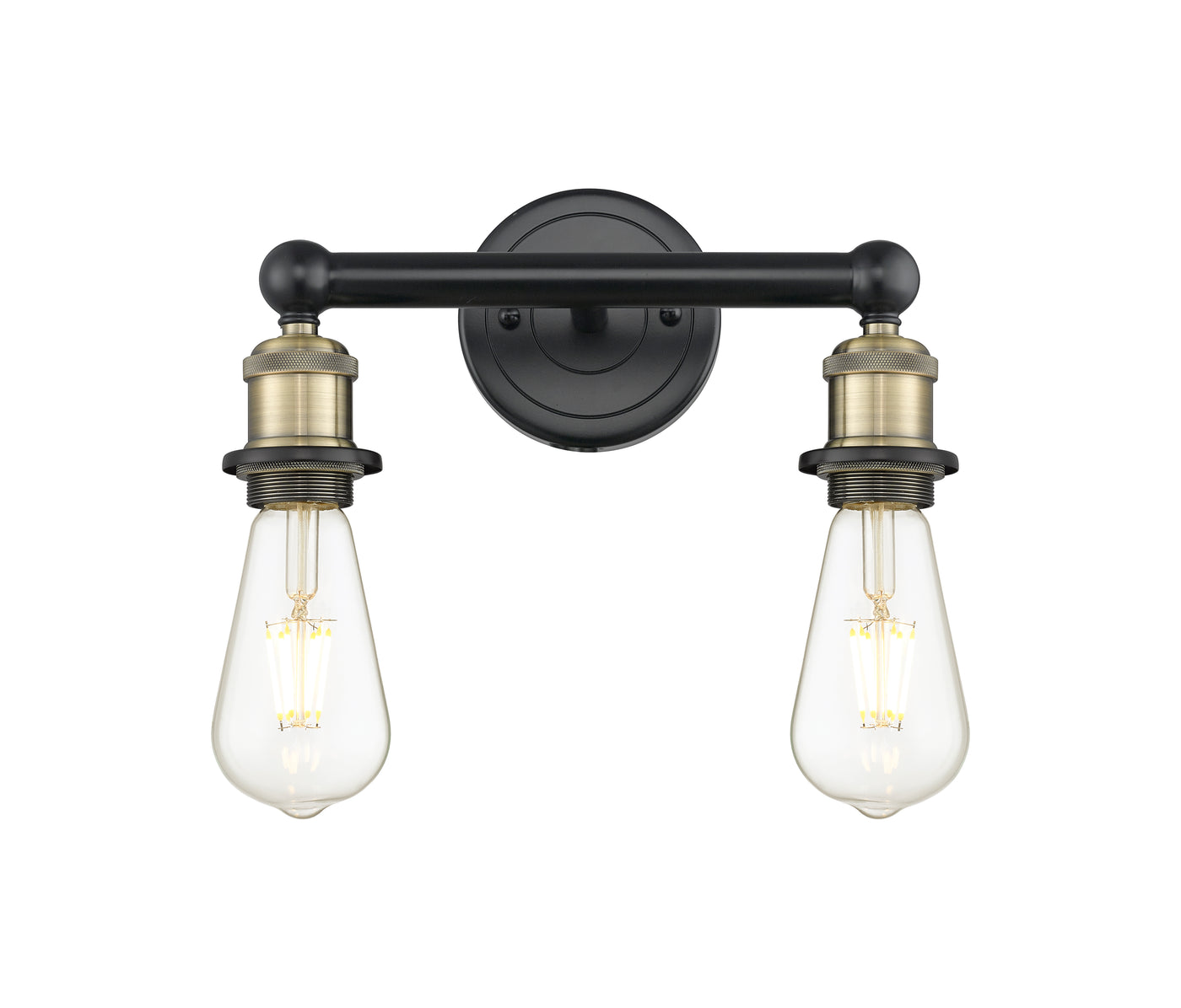 Edison Sconce Cast Brass Steel 6 Inch