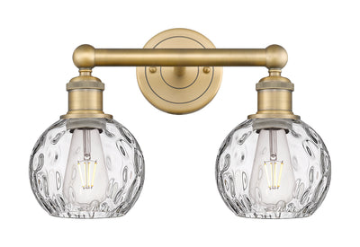 Edison Bath Vanity Light Cast Brass Glass