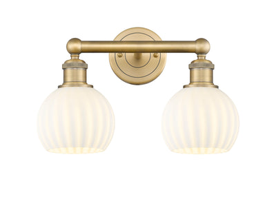 Edison Bath Vanity Light Cast Brass Glass