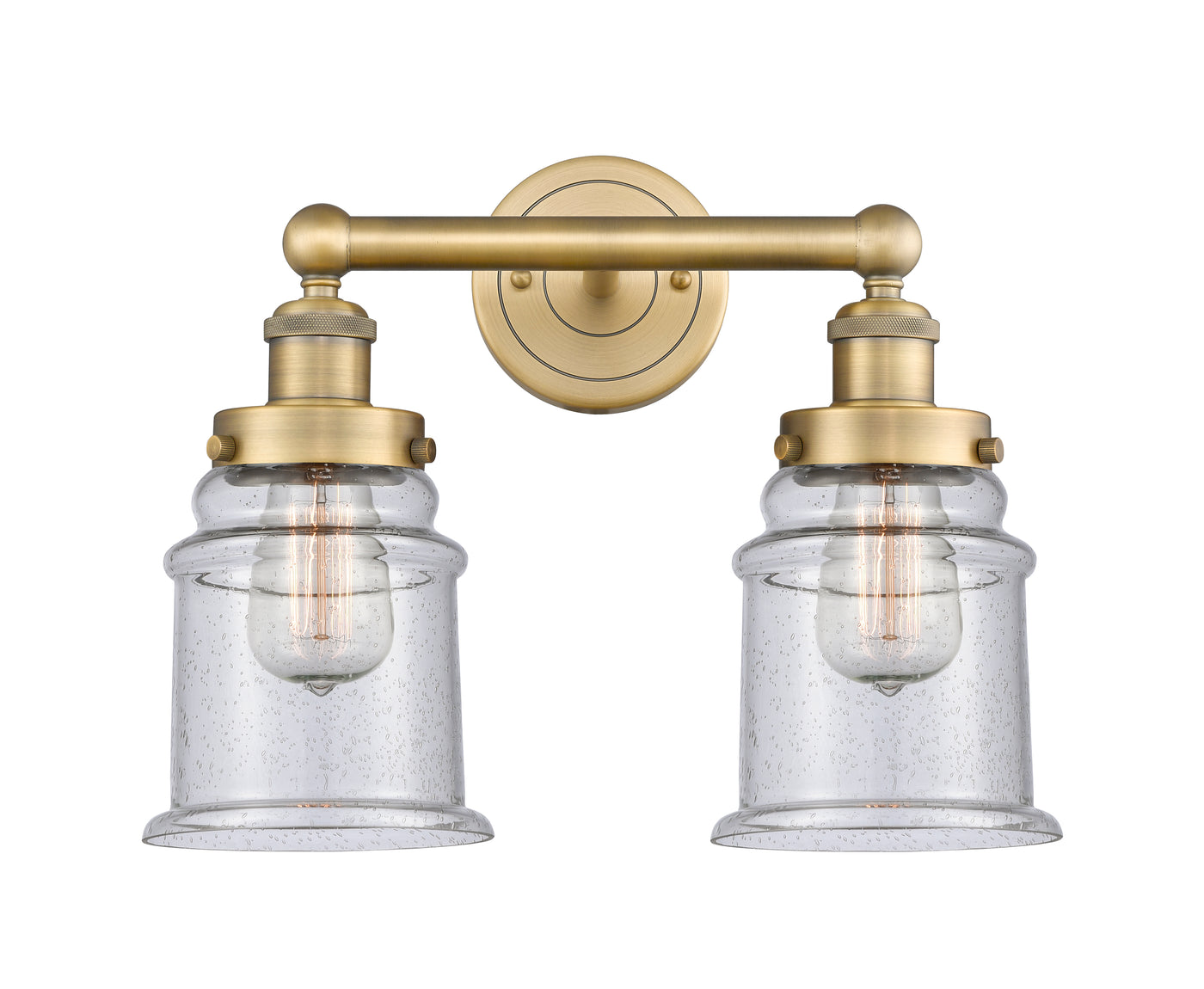 Edison Bath Vanity Light Cast Brass Finish