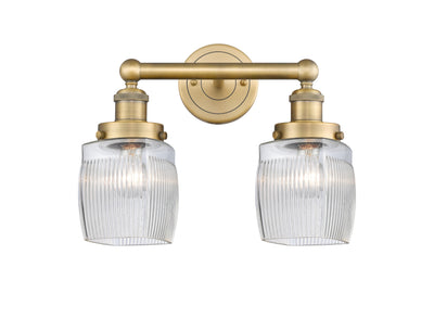 Edison Bath Vanity Light Cast Brass Glass