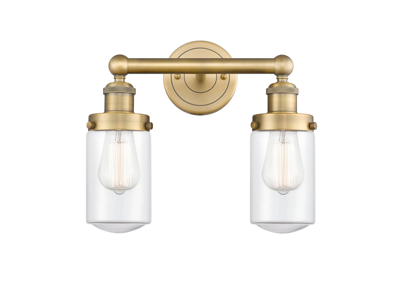 Edison Bath Vanity Light Cast Brass Finish