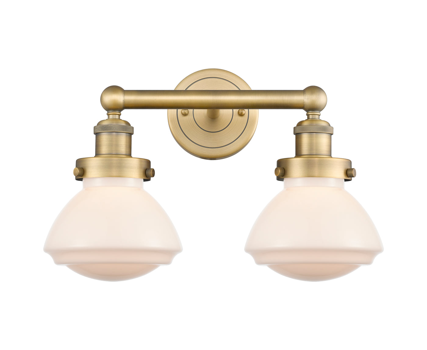 Edison Bath Vanity Light Cast Brass Three