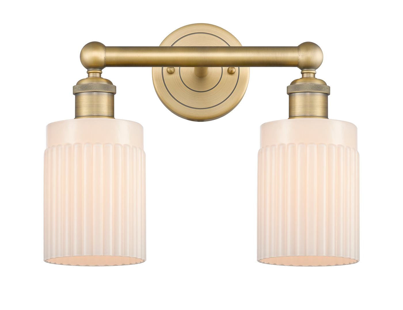 Edison Bath Vanity Light Cast Brass 15.75