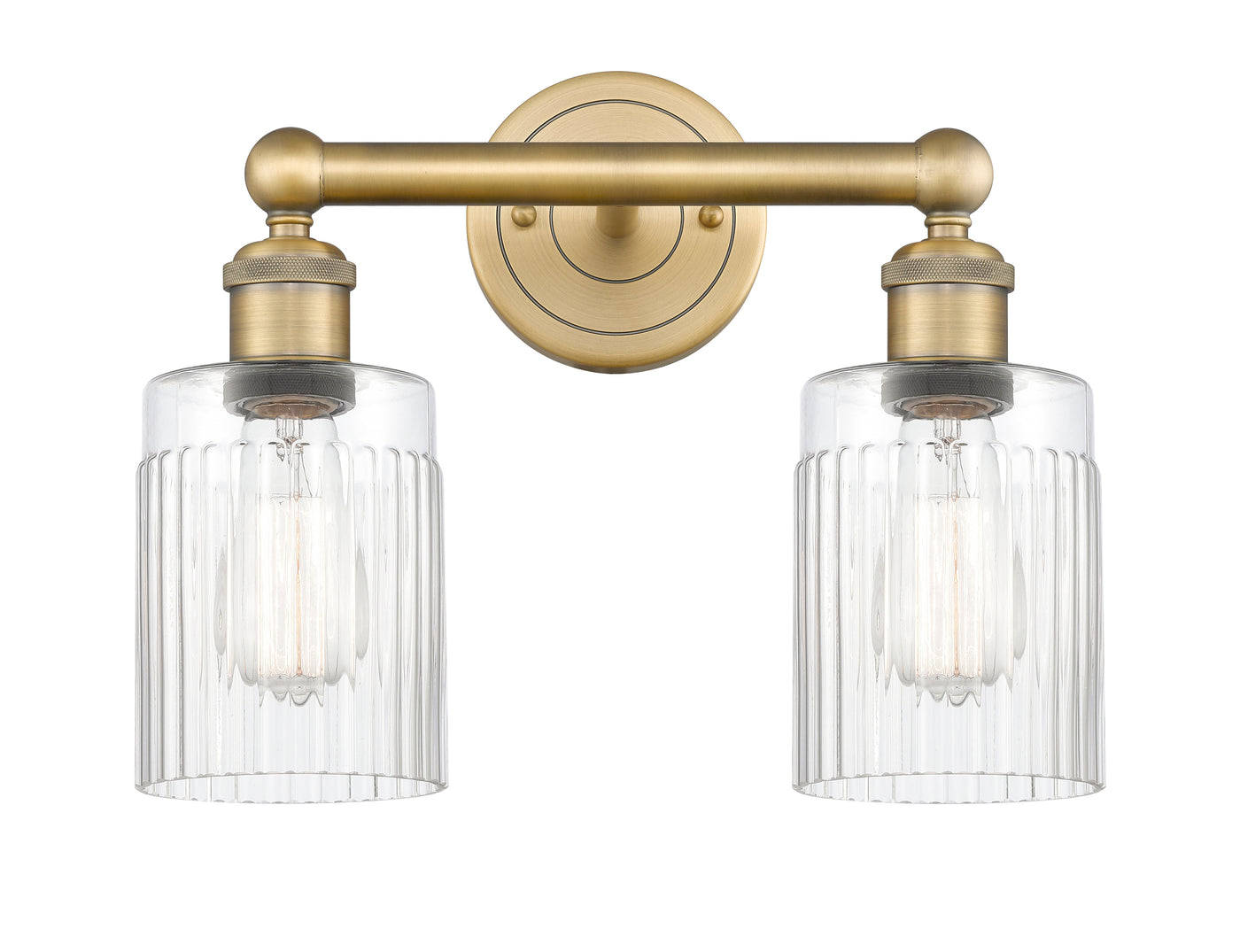 Edison Bath Vanity Light Cast Brass 15.75