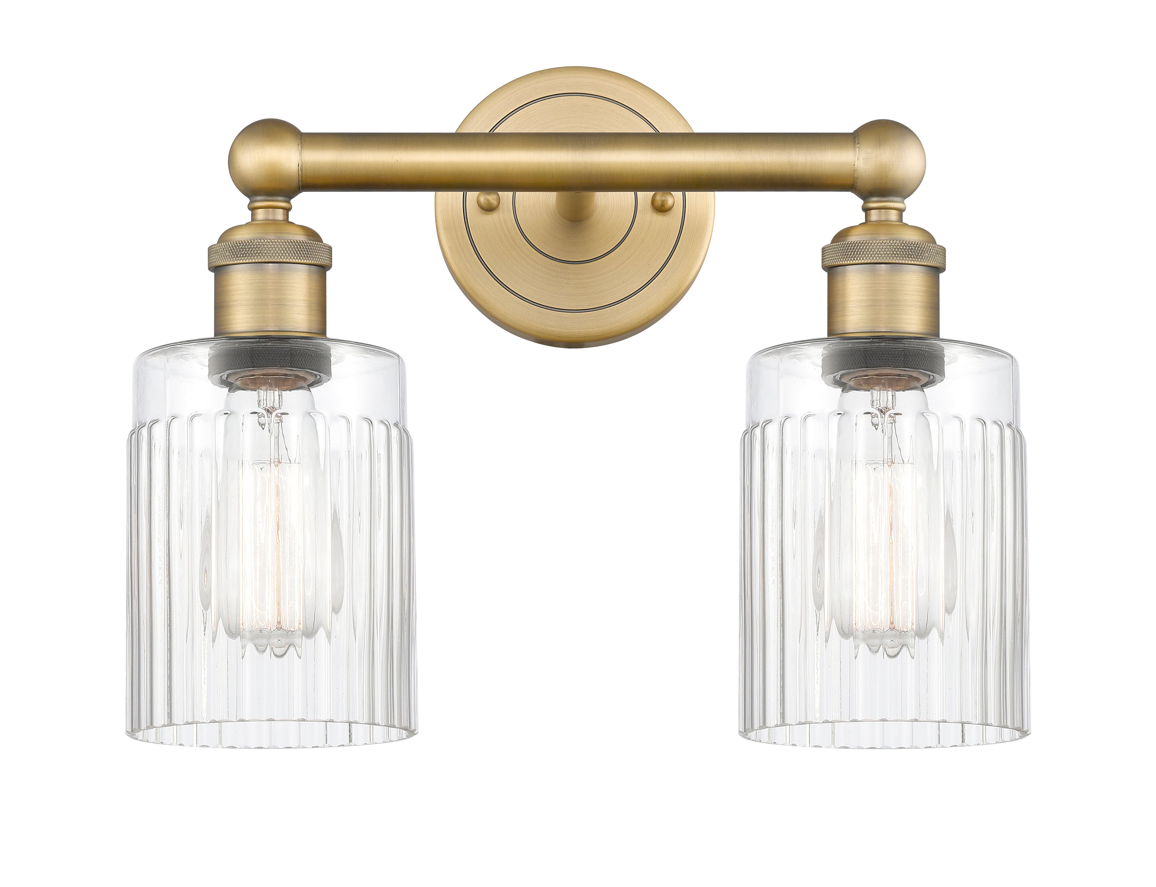 Edison Bath Vanity Light Cast Brass 15.75