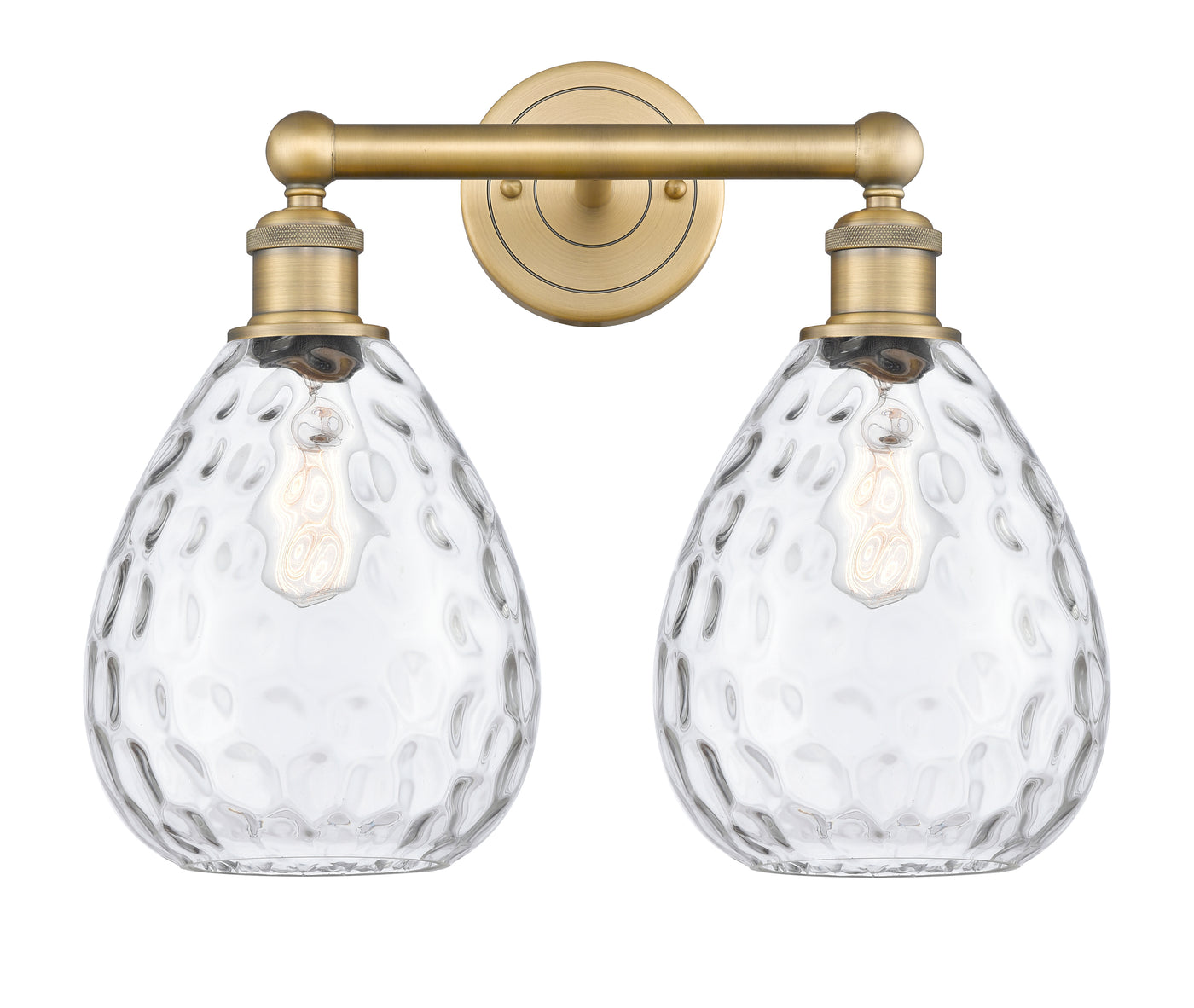 Edison Bath Vanity Light Cast Brass Glass