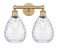 Edison Bath Vanity Light Cast Brass Glass