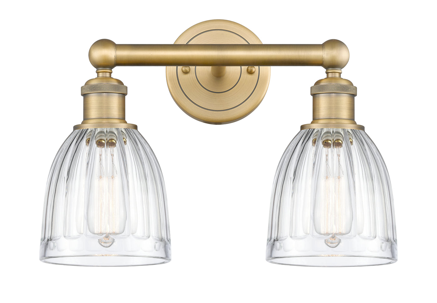 Edison Bath Vanity Light Cast Brass Finish