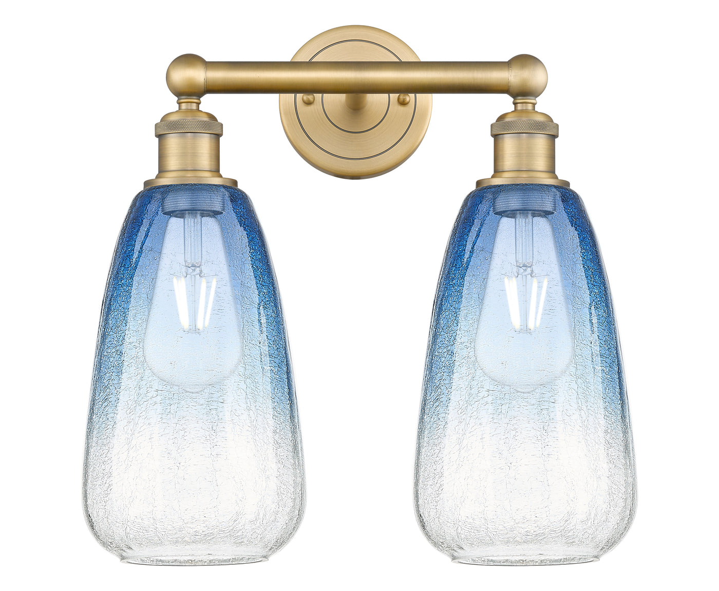 Edison Bath Vanity Light Cast Brass Finish