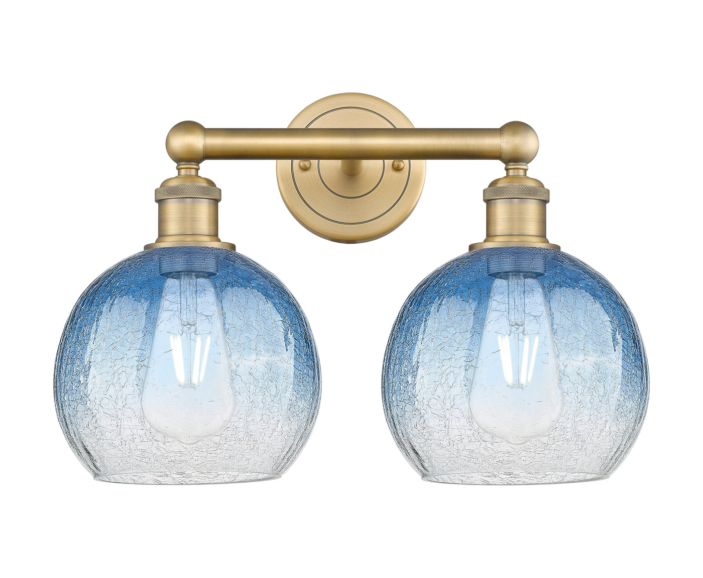 Edison Bath Vanity Light Cast Brass Finish