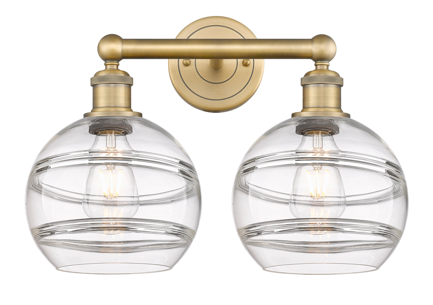Edison Bath Vanity Light Cast Brass Finish
