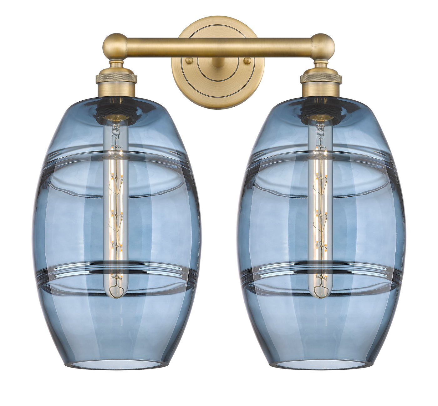 Edison Bath Vanity Light Cast Brass 14.875