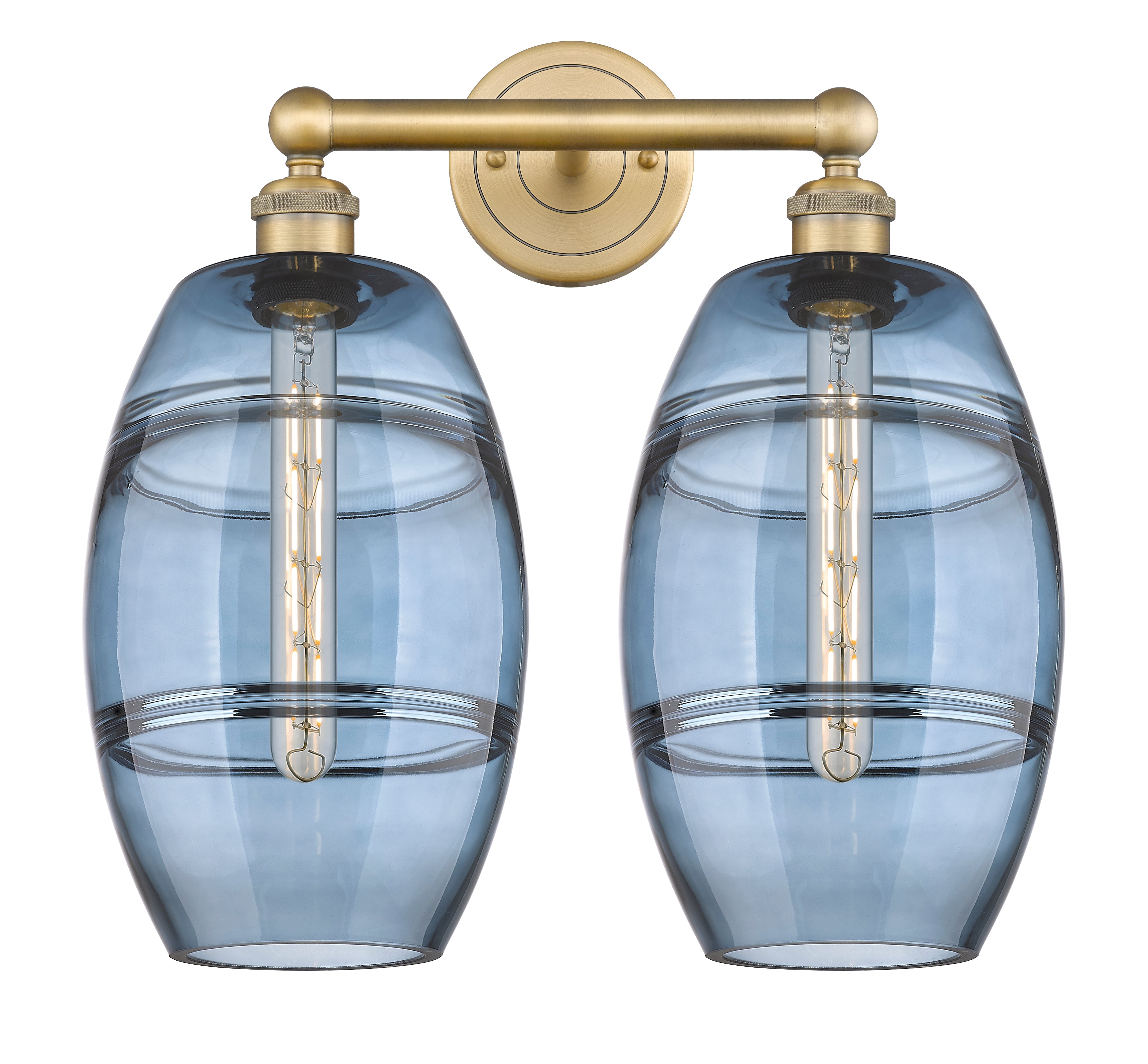 Edison Bath Vanity Light Cast Brass 14.875