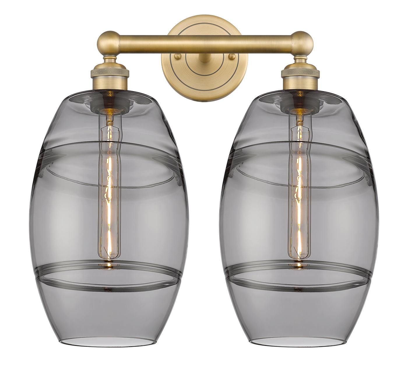 Edison Bath Vanity Light Cast Brass 14.875
