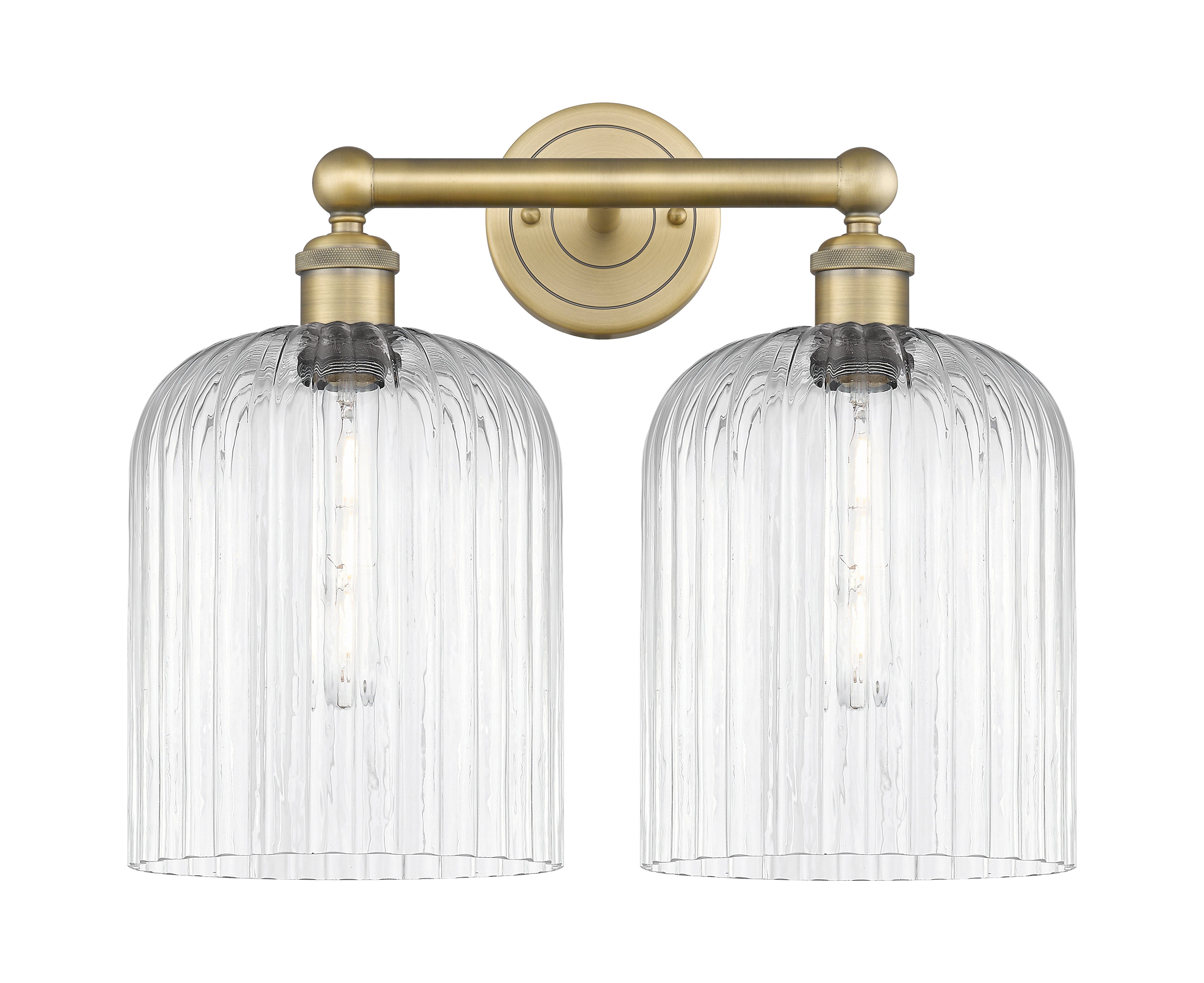 Edison Bath Vanity Light Cast Brass 14 Inch