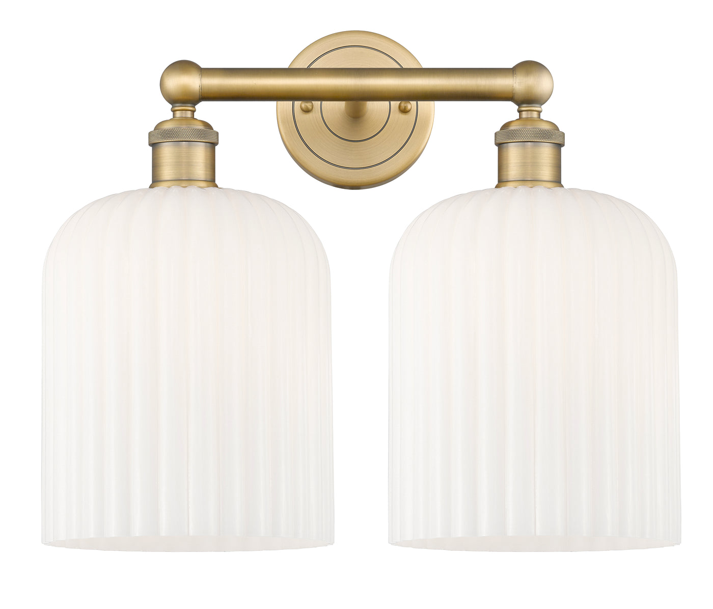 Edison Bath Vanity Light Cast Brass 14 Inch