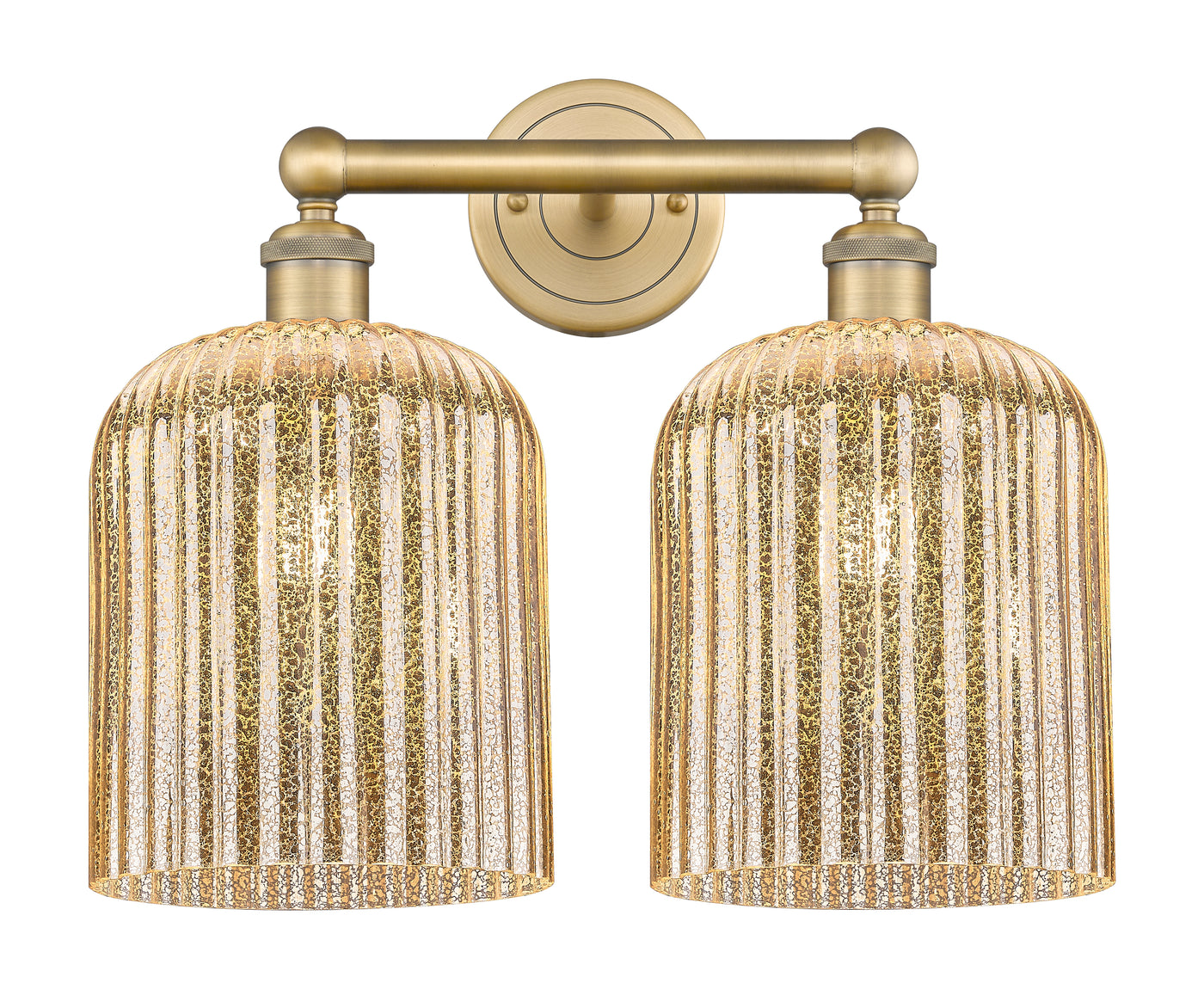 Edison Bath Vanity Light Cast Brass 14 Inch