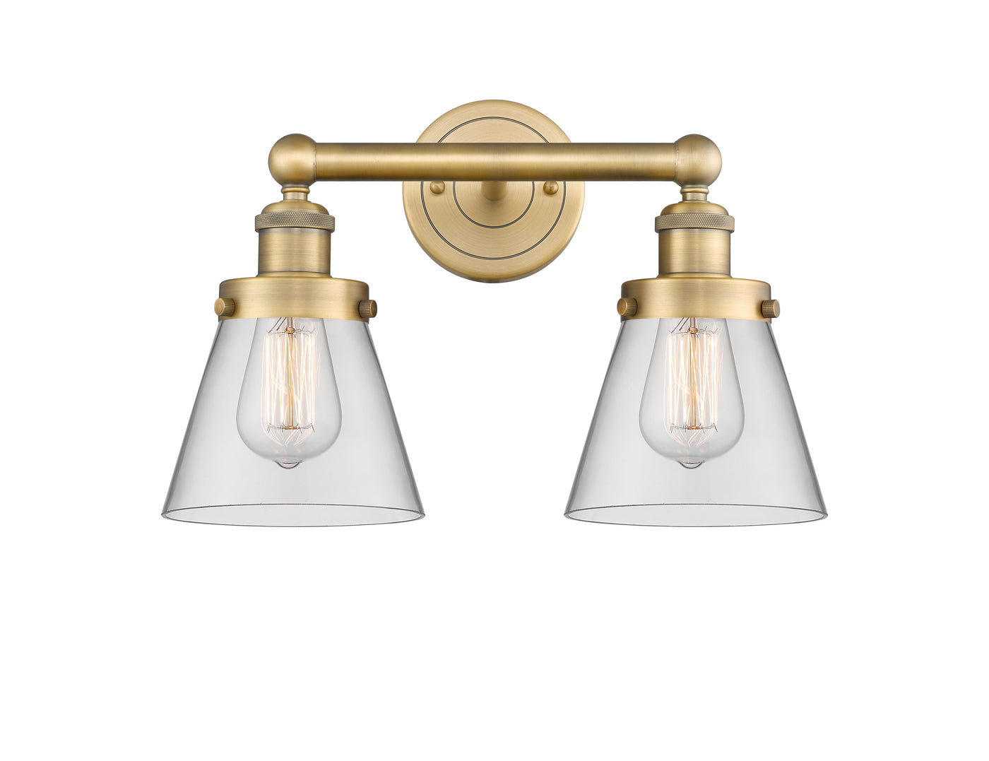 Edison Bath Vanity Light Cast Brass Finish
