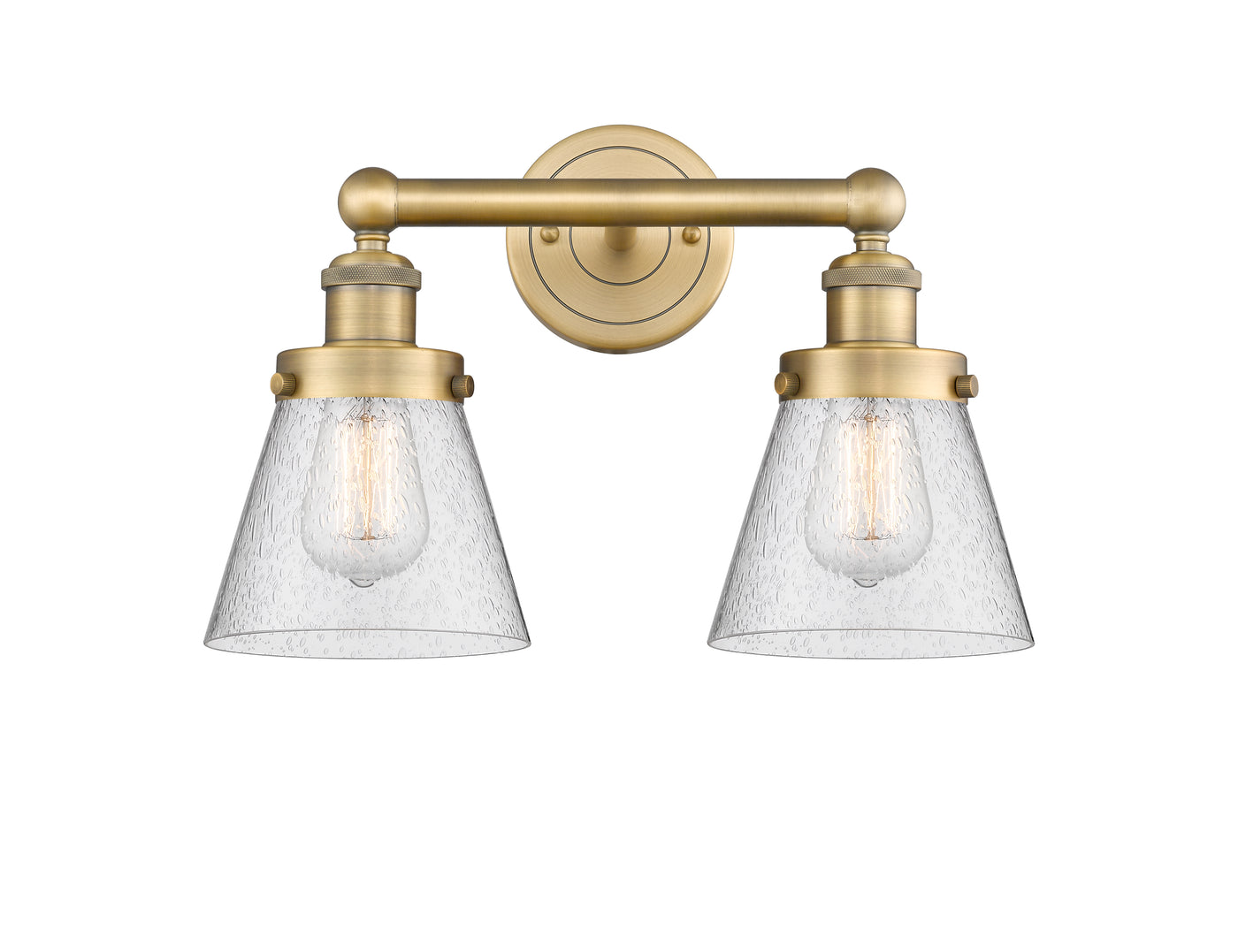 Edison Bath Vanity Light Cast Brass Finish