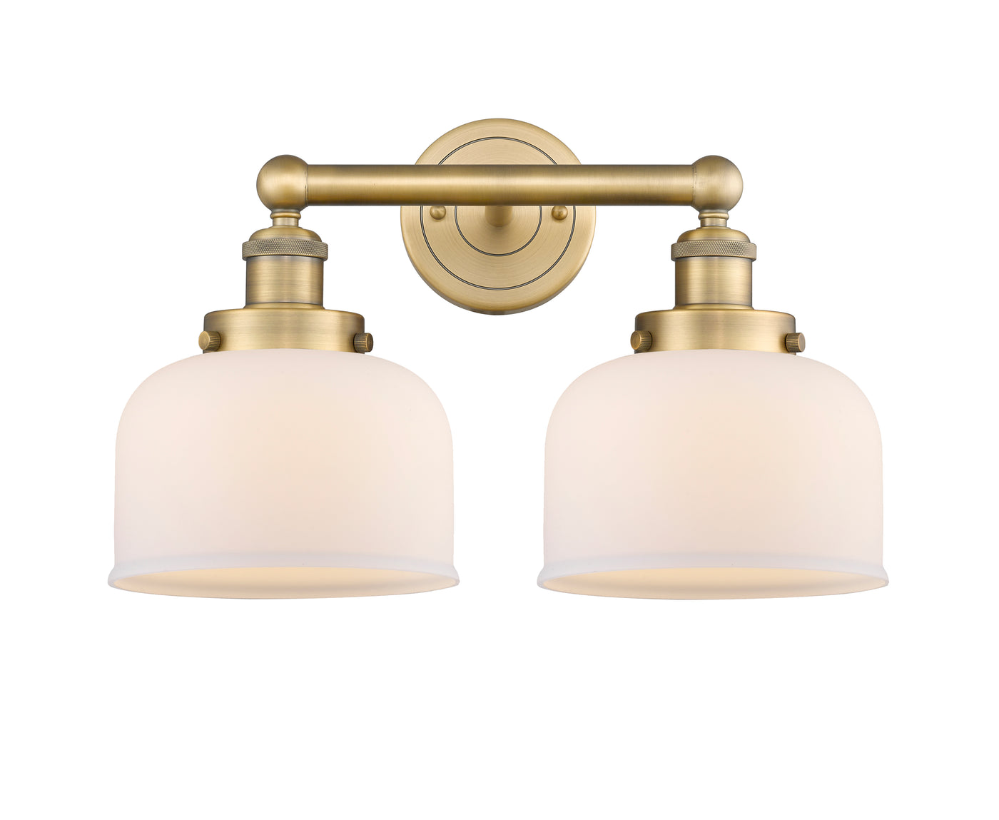 Edison Bath Vanity Light Cast Brass 16 Inches