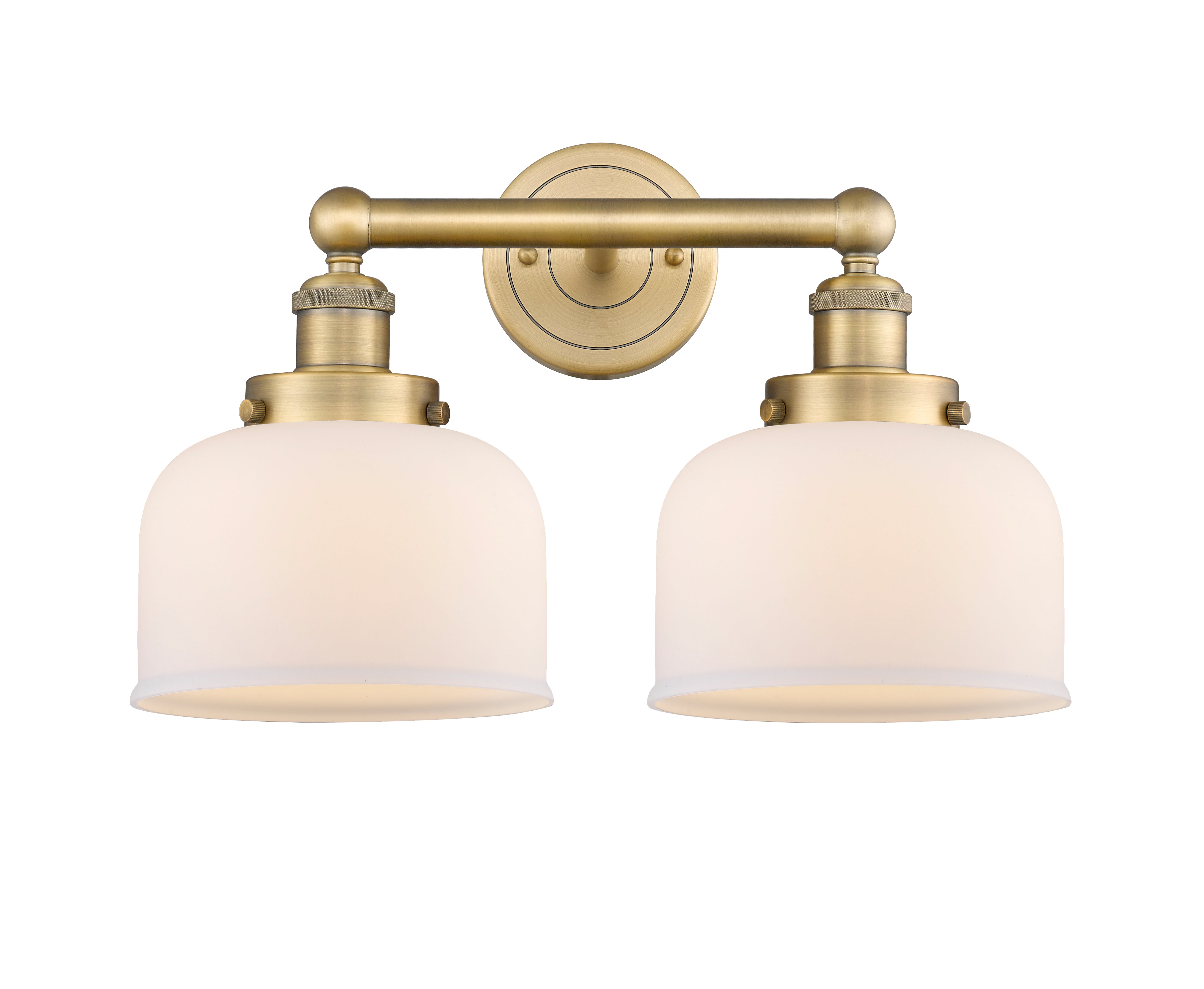 Edison Bath Vanity Light Cast Brass 16 Inches