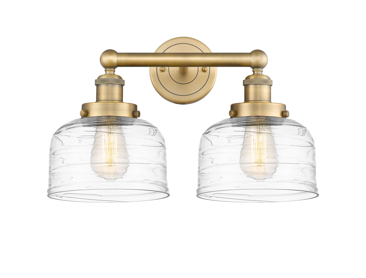 Edison Bath Vanity Light Cast Brass 11"