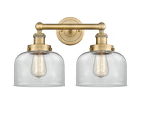 Edison Bath Vanity Light Cast Brass 16 Inches