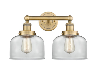 Edison Bath Vanity Light Cast Brass 16 Inches