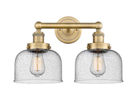 Edison Bath Vanity Light Cast Brass 16 Inches