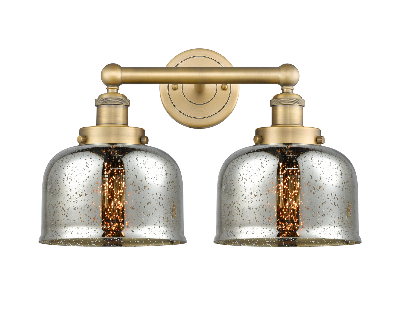 Edison Bath Vanity Light Cast Brass 16 Inches