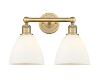Edison Bath Vanity Light Steel Glass Brass