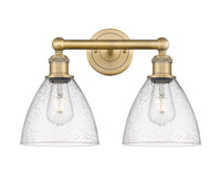 Edison Bath Vanity Light Steel Glass Brass