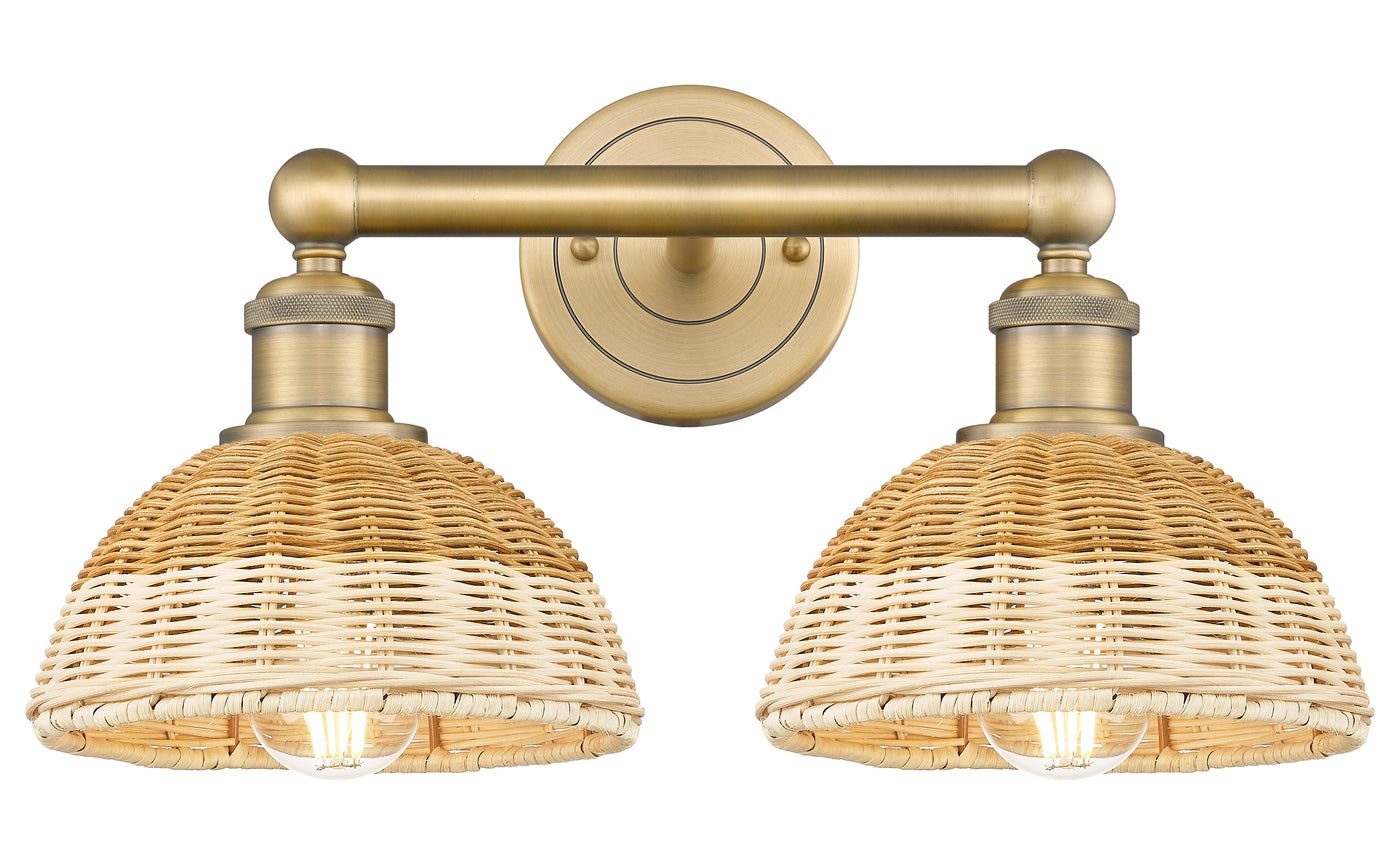 Edison Bath Vanity Light Steel Glass