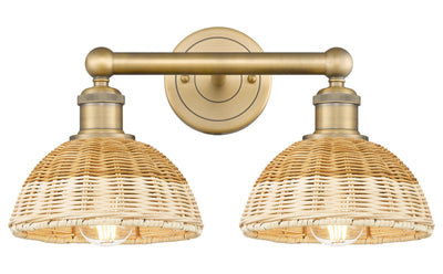 Edison Bath Vanity Light Steel Glass