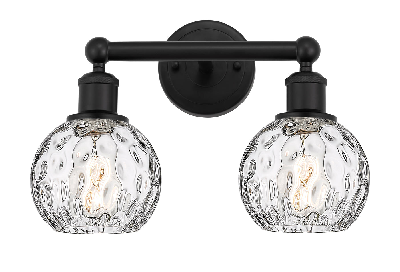 Edison Bath Vanity Light Cast Brass Glass