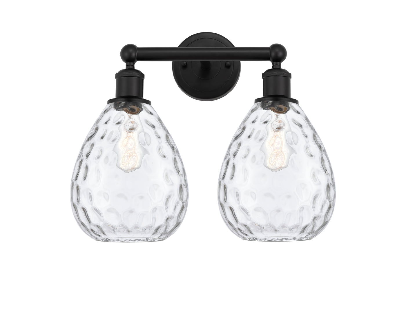 Edison Bath Vanity Light Cast Brass Glass