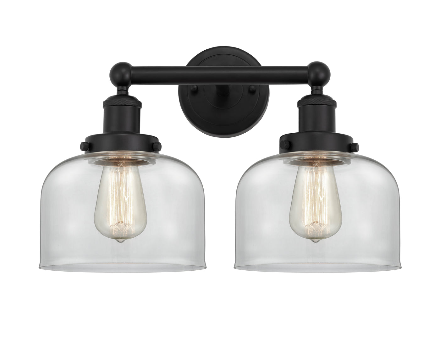 Edison Bath Vanity Light Cast Brass 16 Inches