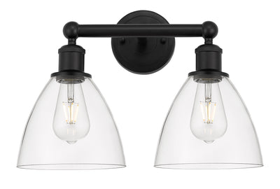 Edison Bath Vanity Light Steel Glass Brass